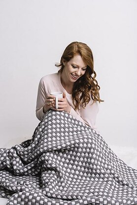 Corinna Checker Blanket