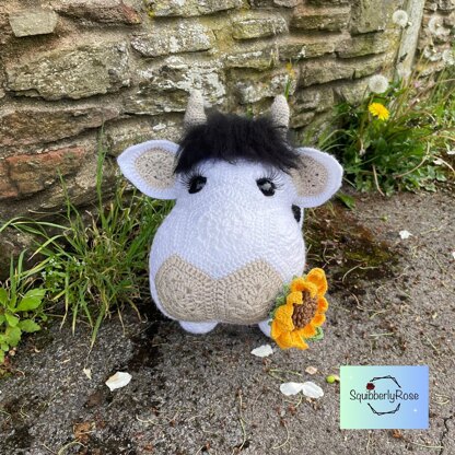 Bluebell the African flower cow.