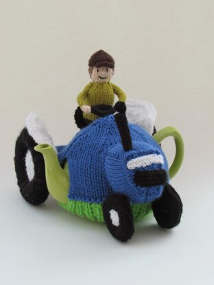 Blue Ford Tractor Tea Cosy