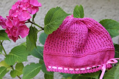 Hydrangea Baby Hat Knitting Pattern