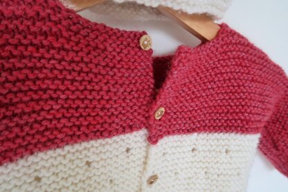 Strawberry Seed Baby Sweater