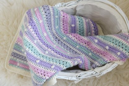 Bobble Stripe Blanket