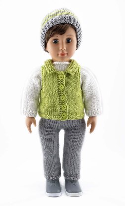 Liam outfit to fit 18" dolls 19130