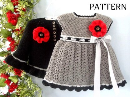 Pattern Baby Girl Baby Jacket Baby Dress Knitting Crochet