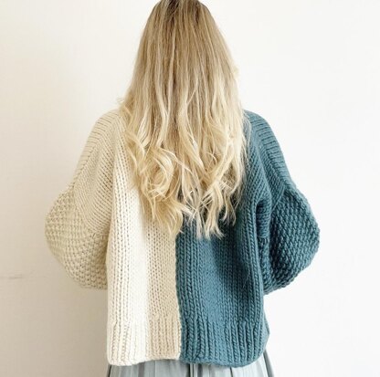 Bi-Colour Cardi