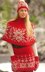 Santa Baby Set Pdf Knitting Pattern Hat Mittens Poncho Skirt Christmas