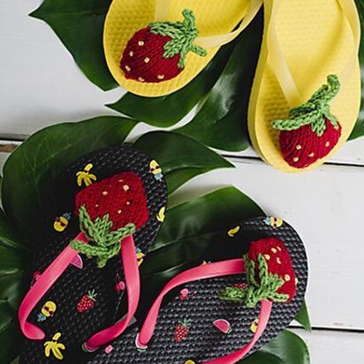 Strawberry Sandal Motif