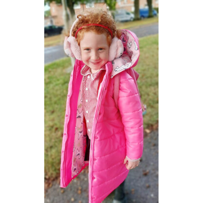 Rebecca Page Children's Puffer Coat Sewing Pattern - Downloadable PDF