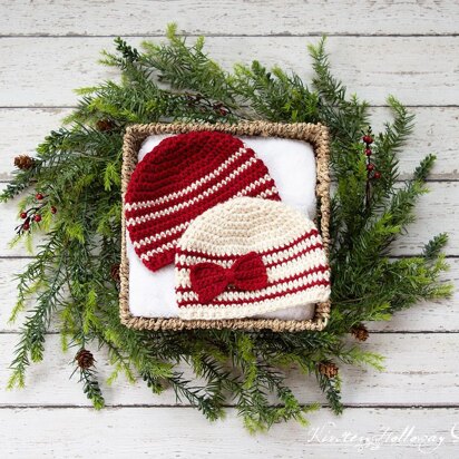 Cranberries & Cream Baby Hat