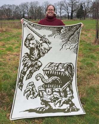 Goblin Gambit | Fantasy Monster Mimic Blanket