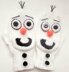 Snowman Mittens Knit