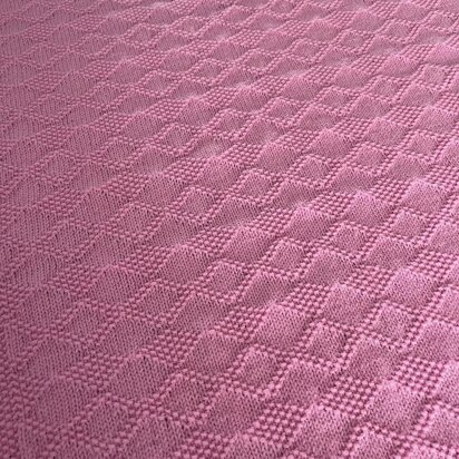 Snuggle Diamonds Blanket - knitting pattern