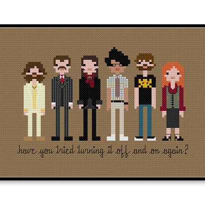 The IT Crowd - PDF Cross Stitch Pattern