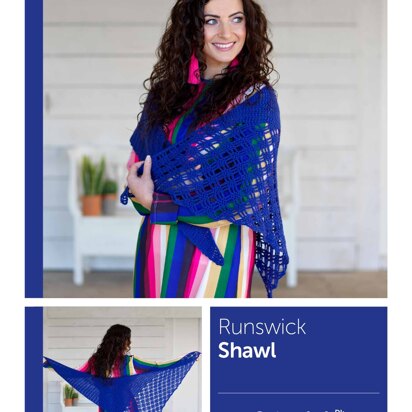 Runswick Shawl in West Yorkshire Spinners ColourLab - Downloadable PDF