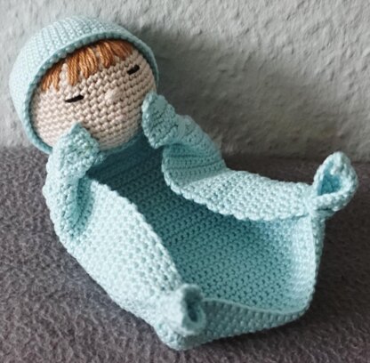 Häkelanleitung Amigurumi Schnuffeltuch Jimmy