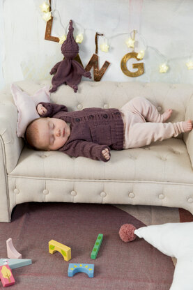 Lang Merino 150 Baby Cardigan in Lang Yarns - PTO-017_07 - Downloadable PDF