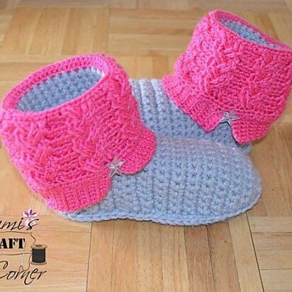 Kids "Kickin' Cables" Slipper Boots