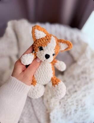 Plush Corgi toy