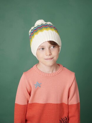 Zigzag Fair Isle Hat