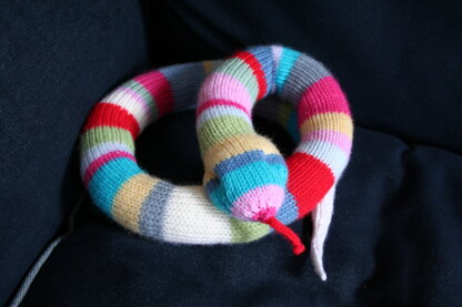 Lovely Knitted Snake