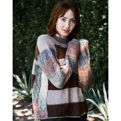 Trendsetter Yarns 6500L Stride & Cheerleader - Cabled Edge Pullover PDF