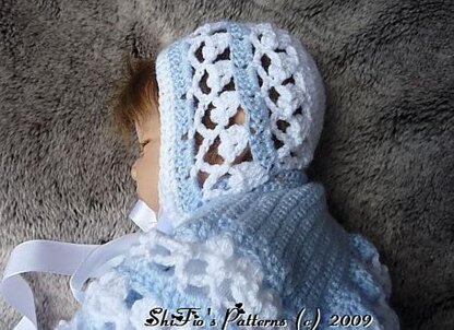 Boy's Christening Baby Crochet Set Pattern#21