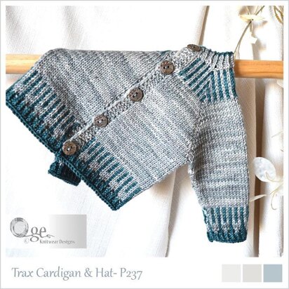 Trax Cardigan & Hat- P237