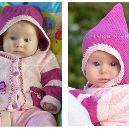"Little Wizard" Baby Cardigan Knitting Pattern