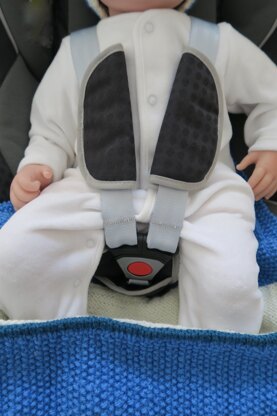 T. Rexi - Baby Car Seat Blanket + Hat + Dinosaur Toy