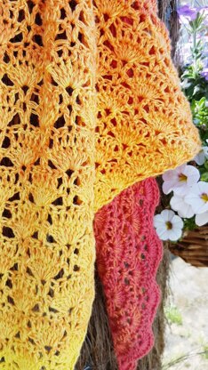 Following Sunrise Shawl