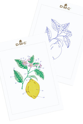 Lemon in DMC - PAT0603 - Downloadable PDF