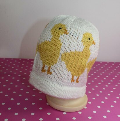 Baby Chick Ski Beanie Hat CIRCULAR