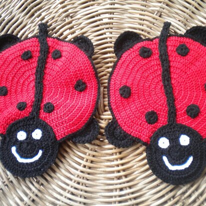 Ladybug potholder