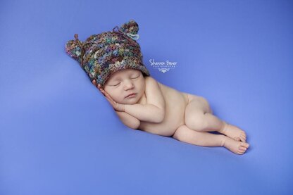 #29 Star stitch kitty hat