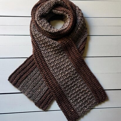 Mans Crochet Scarf Pattern: Your Man Tweeds a Crocheted Scarf!