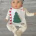 Chrissy Christmas Candy Cane Bib