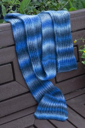 Beginners' Brioche Scarf