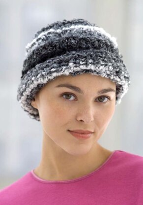 Knit Chemo Cloche in Red Heart Light & Lofty - WR1715