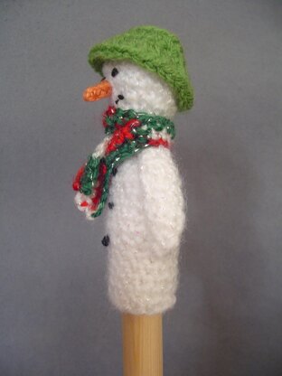 Snowman Finger Puppet