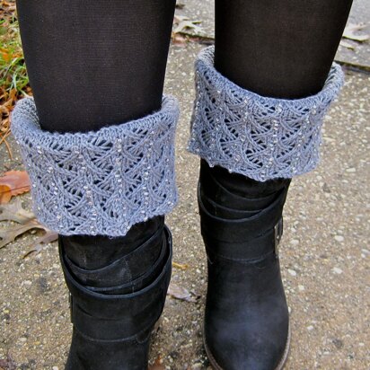 Beaded and Lacy Boot Cuffs