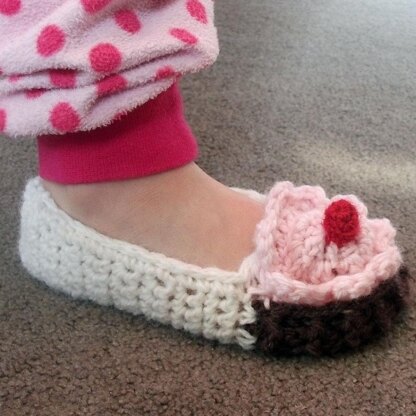 Toddler Cupcake Slippers