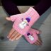 Snowman Fingerless Gloves