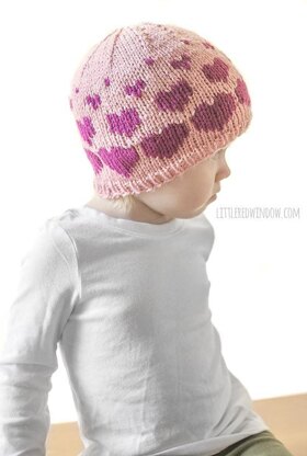 Valentine Floating Hearts Hat