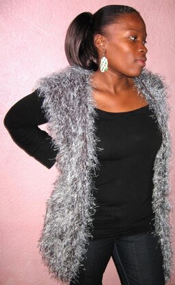 Easy furry vest 313