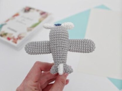 Airplane baby rattle crochet pattern amigurumi