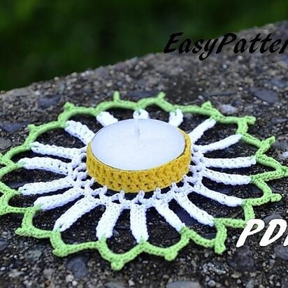 Daisy Candle Holder Pattern