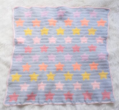 Soft Stars baby blanket