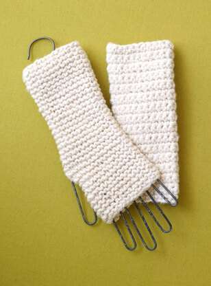 Learn to Knit Cuff in Lion Brand Nature's Choice Organic Cotton