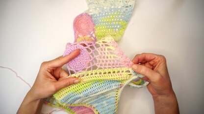 White Crochet Swimsuit Crochet pattern by Fabiana Correa