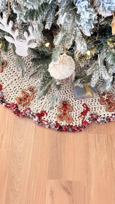 Gingerbread Christmas Tree Skirt